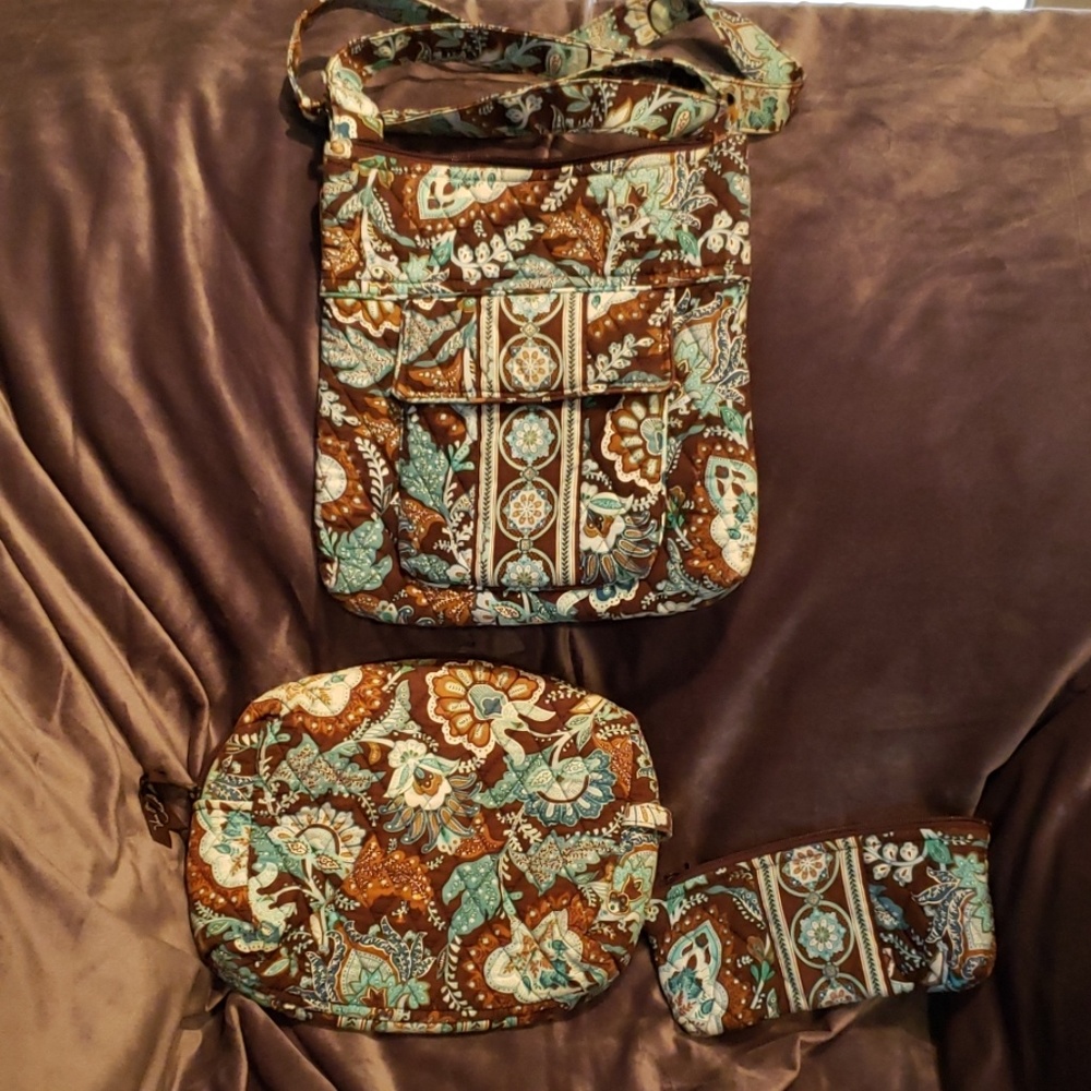 Vera Bradley java blue set